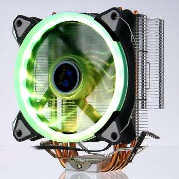 CPU Cooler 4 Heatpipes 5 Colors 120mm LED RGB Cooling Fan for LGA 775/115X//1366 AMD