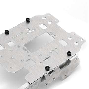 6-12V CNC Metal Robot RC Tank Tracked Chassis Suspension Obstacle Crossing Crawler With 4 Motors