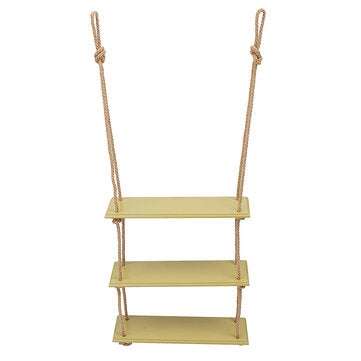 DIY Bedroom Wall Shelf Original Wood Storage Shelf Organization Bookshelf Home D... (COLOR.: YELLOW)