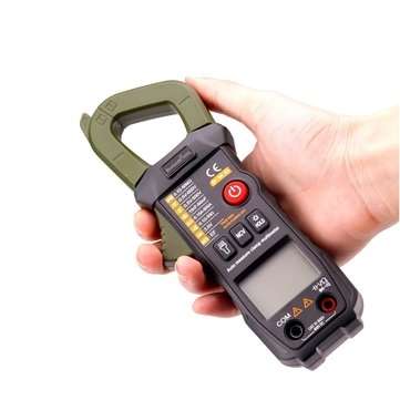 Borbede Digital Clamp Meter Multimeter Automatic Identification 6000 Counts DC AC Resistance Capacit
