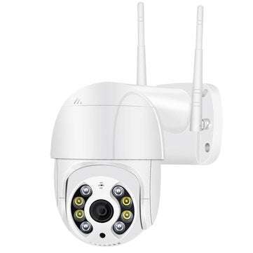 BESDER 3 Megapixel 8 LEDs Smart WIFI Speed Dome Camera 4x PTZ 1080P Color Night Vi... (PLUG: USPLUG)