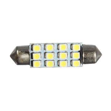 Car Dome 12 LED 1210 3528-SMD Light Lamp Bulb Interior White
