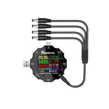 Accessories 65W Constant Current Load NTC Temperature Probe DC5525 Croc... (MODEL: USBCROCODILECLIP)