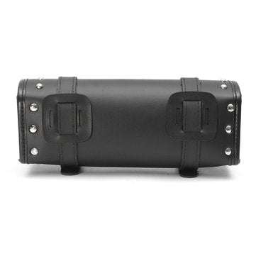 Black Motorcycle Front Rear Fork Tool Saddle Bag For Harley Softail Sportster Dyna