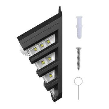Baseus 89LED Solar Light Outdoor Solar Garden Lights Motion Sensor Wall Lamp Waterproof Solar Powere
