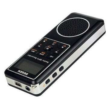 Degen DE1127 Portable AM/FM/SW Digital Radio With 4GB MP3 Player Voice Recorder E-book Reader