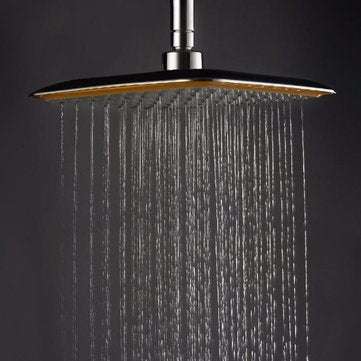 9 Inch Square Angle Bathroom Rainfall Pressurize Wall Mount Top Rainfall Shower Head