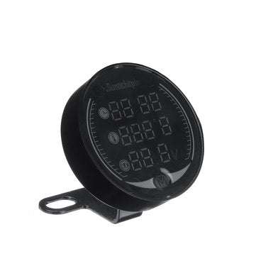 9V-24V 5-in-1 LED Night Vision USB Charger Voltage Meter Timer Temperature Display Table For Motorcy