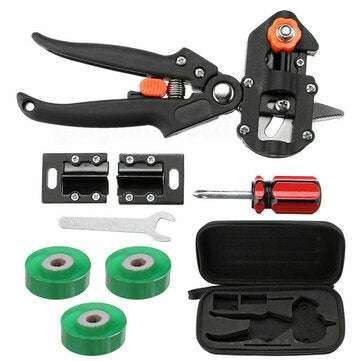 9Pcs Garden Grafting Tool Set Kit Fruit Tree Pro Pruning Shears Scissor Cutting Tools