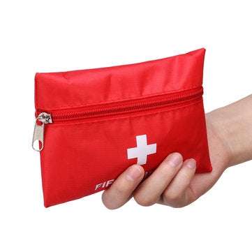 8Pcs Portable First Aid kit Car Emergency Travel Bag