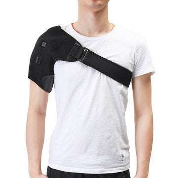 Adjustable Heated Shoulder Wrap Heating Pads Shoulder Support Brace /Cold Therapy