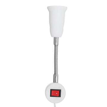 AC100-240V 2.5M Cable Wire Rotate Magnet E27 Bulb Adapter Lamp Holder with Switch US Plug