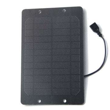 6W 6V 175*270mm Monocrystalline Silicon Solar Panel with USB Port