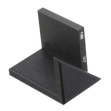 Black Aluminum Alloy 45 Degree Center Scribe Line Drawing Tool Right Metric System Gauge Angle Round