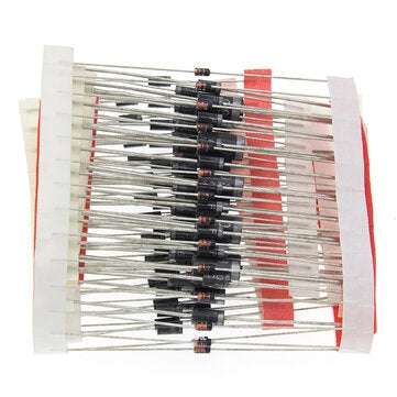 AOQDQDQD 200pcs Fast Switching Schottky Diode Assorted Kit 1N4001 1N4004 1N4007 1N5408 UF4007 FR20