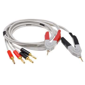 Banana Plug Four-terminal Digital Test Line LCR Bridge Test Clamp Low Resistance T... (LENGTH: 0.7M)