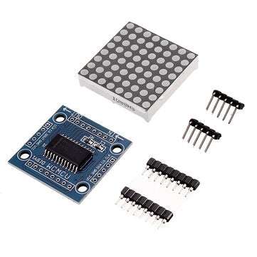 5Pcs MAX7219 Dot Matrix Module Microcontroller LED Module Display Module MAX7219 DIY Kit