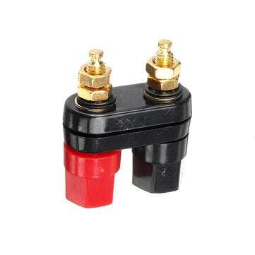 5Pcs Hexagonal Gold-plated Double-connecting String Double-row Banana Connector Banana Socket