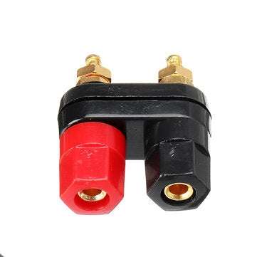 5Pcs Hexagonal Gold-plated Double-connecting String Double-row Banana Connector Banana Socket