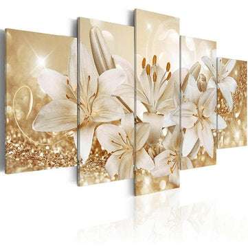 5Pcs Abstract World Map Set High Quality Frameless Canvas Painting Modern Wall Art Home... (TYPE: 2)