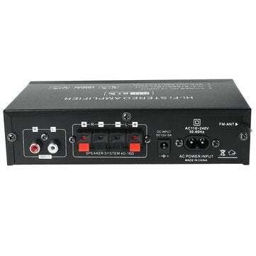 AK35 110-240V 2x30W Mini 2.0 Channel Digital Amplifier bluetooth 5.0 Receiver USB Music Player Stere