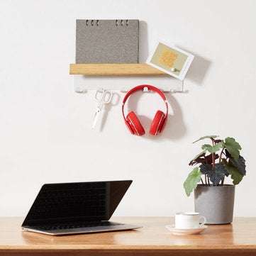 CHENGSHE Multi-function Wall Hanging Hook Key Holder Rack Home Office Decor Storage Hanger Wall Moun