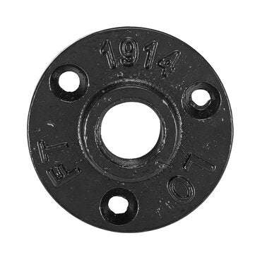 6.5x9x12cm Urban Industrial Style Iron Water Pipe Effect Wooden Wall Shelf Coat Hooks Rack