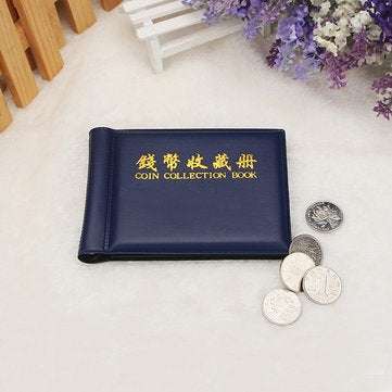 60 Coin Holders Collecting  Album Storage Penny Coins Pockets Album Book