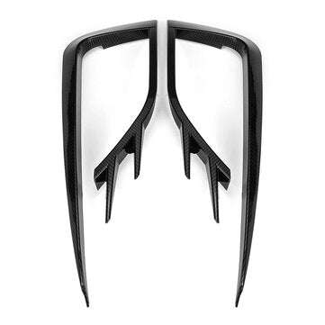 Carbon Fiber Look Front Fog Lamp Light Eyebrow For VW Golf MK7.5 2018-2020