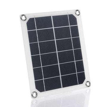 5W 12 to 18V Solar Panels DC Double USB Interface Charging Solar Panel Camping Traveling RV