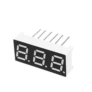 5Pcs 2381BS 0.28 inch LED Digital Tube Three-digit Common Anode Bright Red Light
