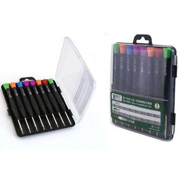BEST 8801A 8 in 1 Magnetic Combination Screwdriver Set Straight Cross-Screwdrivers T3 T4 T5 T6