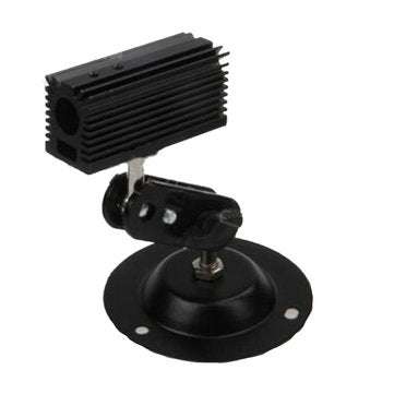 Black Aluminum Heat Sink Heat Sink for 12mm Laser Host Base