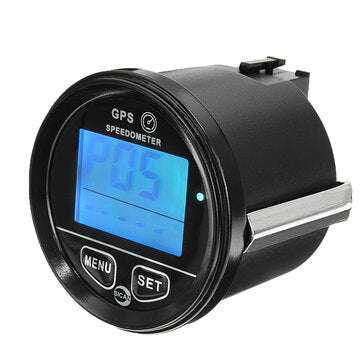 60mm GPS Speedometer Odometer LCD Digital Display 12V 24V for Motorcycle Marine Bo... (COLOR.: BLUE)