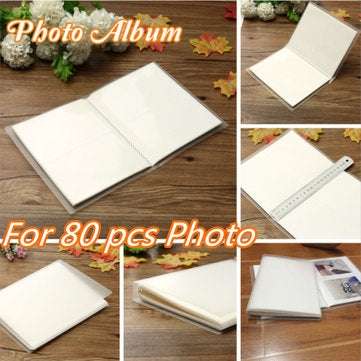 80 Pockets Photo Album Book Storage Case For Po-laroid 600 SX70 Fuji 210 Film Beautiful Memories