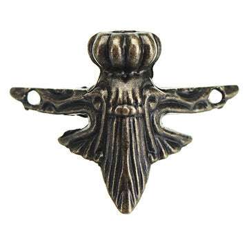 Antique Bronze Box Legs Feet Corner Protector Zinc Alloy Ambossing Decorative Hardware Case Vintage