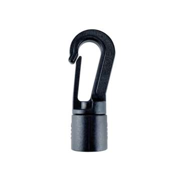 BSET MATEL 4PCS Kayak Plastic Buckle Bungee Shock Tie Cord Hook Quick Connect Rope Terminal Hanging