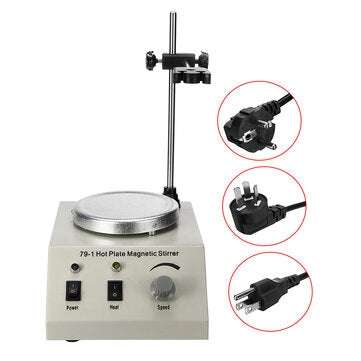 79-1 110V/220V 1000ml Hot Plate Magnetic Stirrer Lab Heating Speed Control Mixer A... (PLUG: AUPLUG)