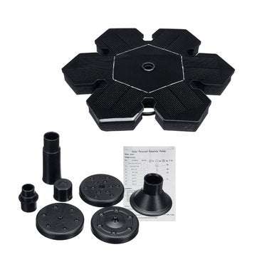6V/1.5W DC7V 160L Flow Solar Fountain Pump for Bird Bath Solar Panel kit Water Pump Water Fountain P