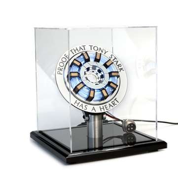 Basic Version 1:1 Acrylic Arc Reactor DIY Model MK2 LED Light Mark Chest Tony Heart Lamp Light With