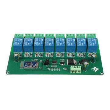 5V/7-28V Power Supply 8-way bluetooth Relay Module IoT Smart Home Mobile Phone APP Remote Control Sw