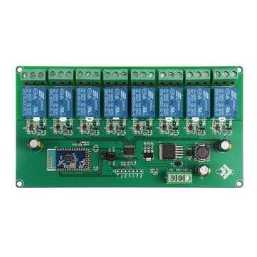5V/7-28V Power Supply 8-way bluetooth Relay Module IoT Smart Home Mobile Phone APP Remote Control Sw
