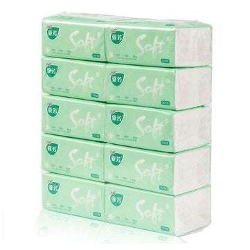 8Pack/Set Home Soft 3 Layerd Natural Wood Pulp Facial Tissue Soft Facial Paper Household Kleenex Toi