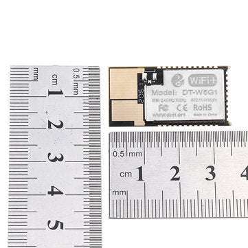 5pcs AT Firmware DT-W5G1 5G WiFi Module 2.4g/5g Dual-band Module with Antenna Interface For Wireless
