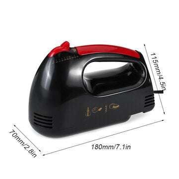 7-Speed  Electric Hand Mixer Kitchen Food Bllender Beater Cream Mixer Tool