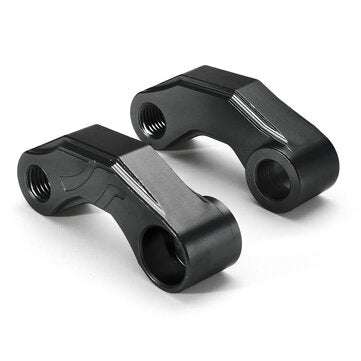 8mm/10mm Universal Aluminum Alloy Motorcycle Rearview Mirrors Risers Extenders (COLOR.: BLACK)