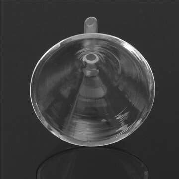 60mm Transparent Glass Triangle Funnel Lab Glassware