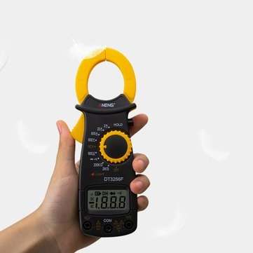 ANENG DT3266F Mini Digital Clamp Multimeter Amperemeter Electrical Clamp Meter AC / DC Voltage Resis