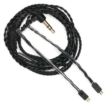 Black Replacement Earphone Cable 3.5mm Wire for Logitech UE18 JH13 Westone W4r UM3X 1964 A