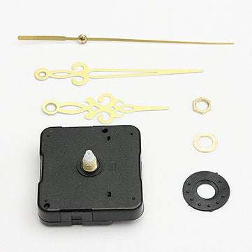 5pcs Gold Hands DIY Quartz Wall Clock Spindle Movement Mechanism